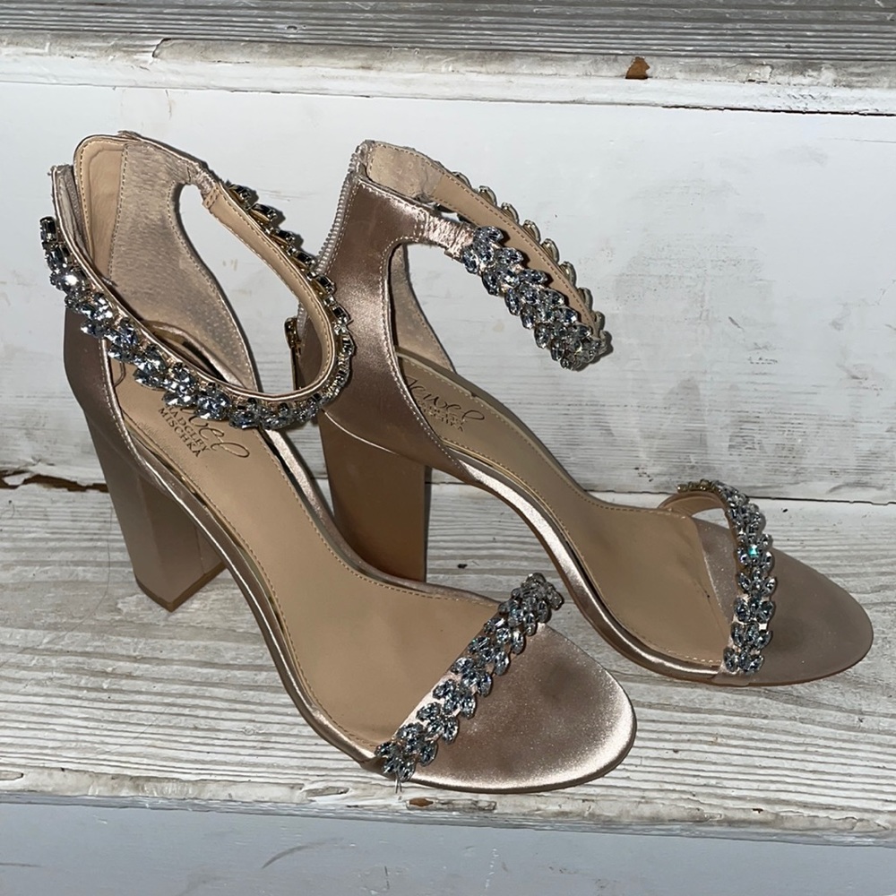 badgley mischka wedding heels
